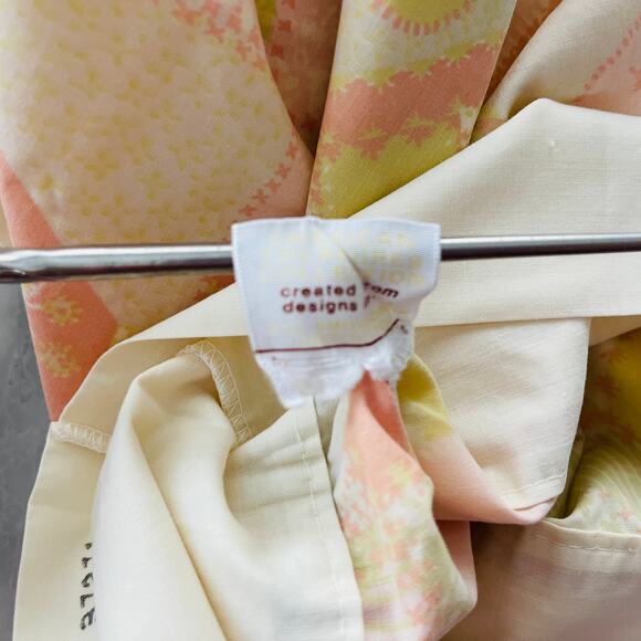 Fieldcrest VTG Pillowcase American Treasures Pastel Patchwork Hearts DIY 80's - Picture 4 of 5